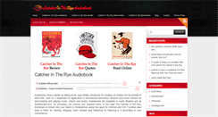 Desktop Screenshot of catcherintheryeaudiobook.com